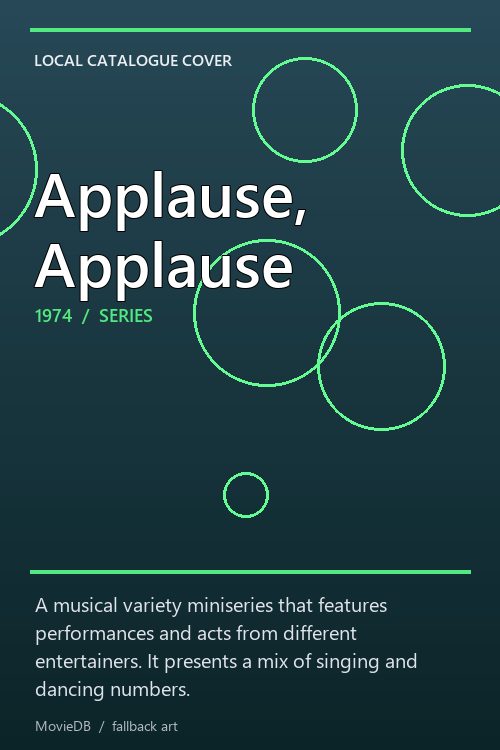 Applause, Applause poster