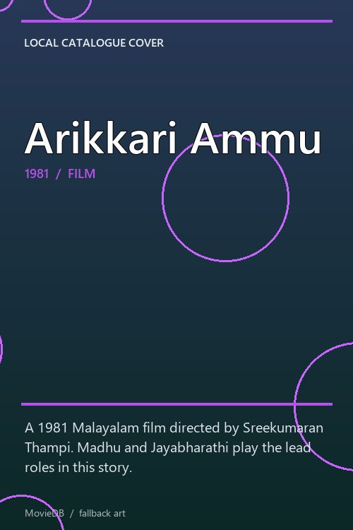 Arikkari Ammu poster