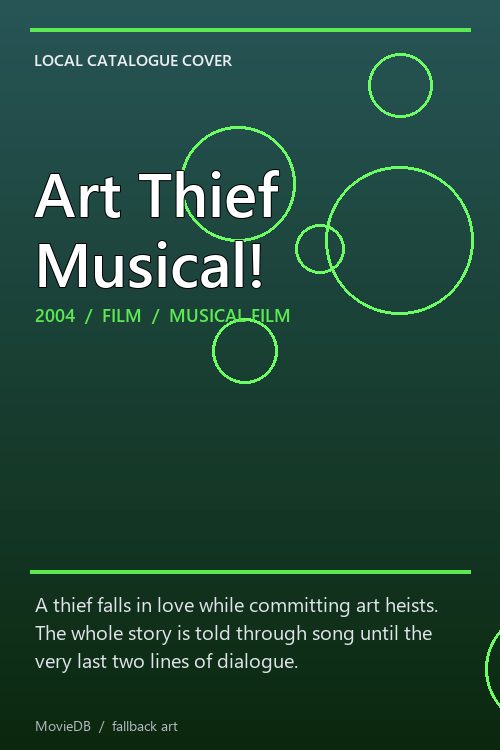 Art Thief Musical! poster