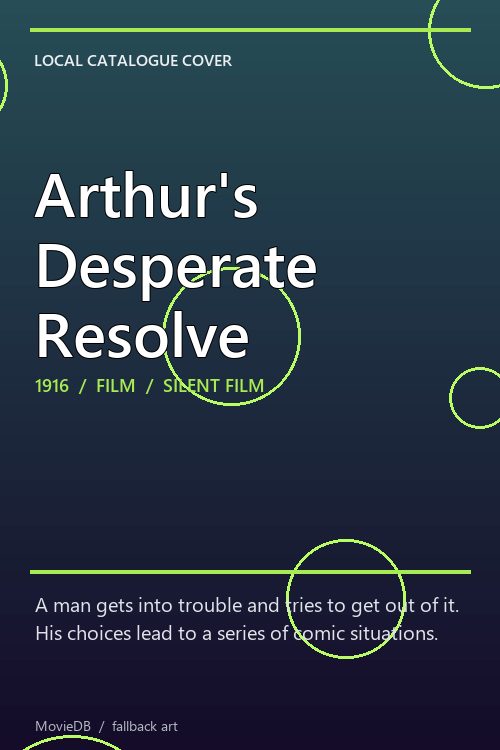 Arthur's Desperate Resolve poster