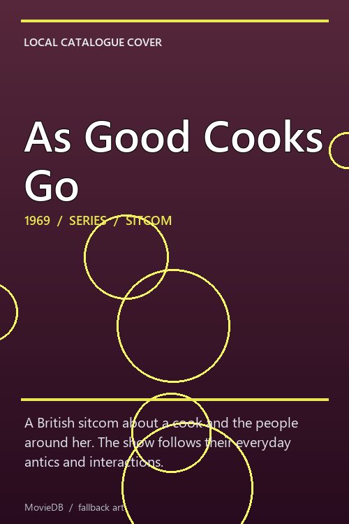 As Good Cooks Go poster