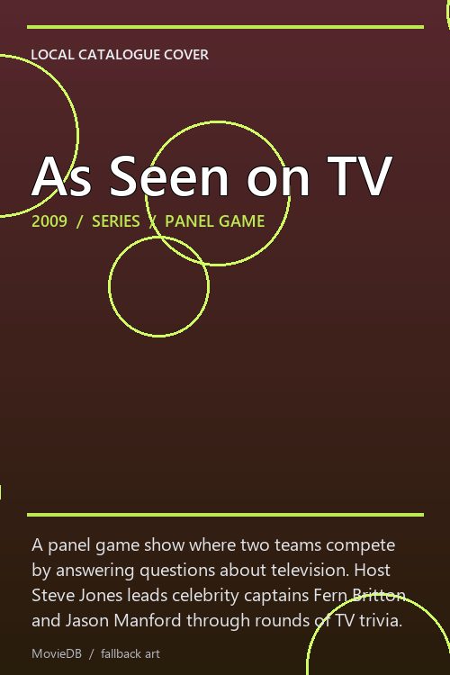 As Seen on TV poster