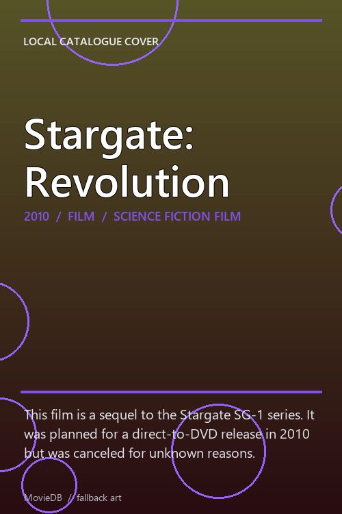 Stargate: Revolution poster