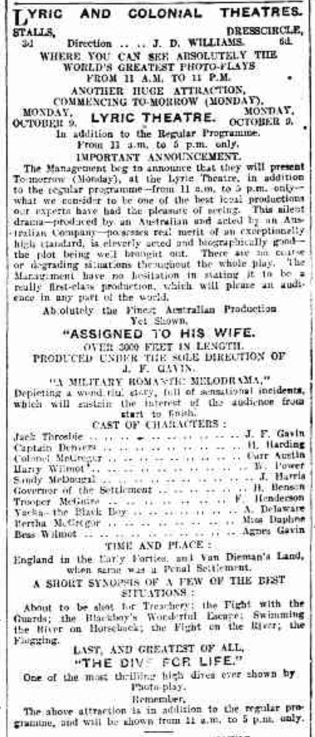 Assigned to his Wife poster
