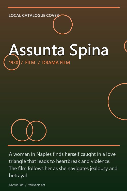Assunta Spina poster