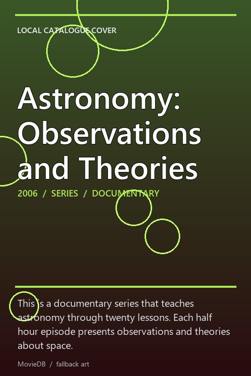Astronomy: Observations and Theories poster