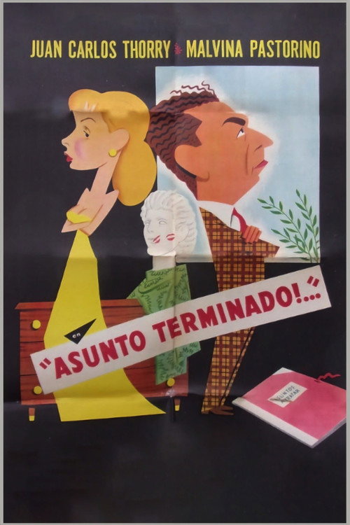 Asunto terminado poster
