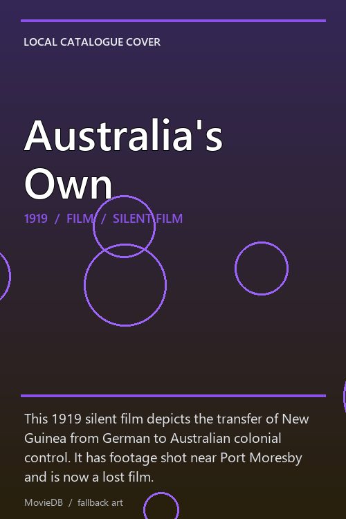 Australia's Own poster
