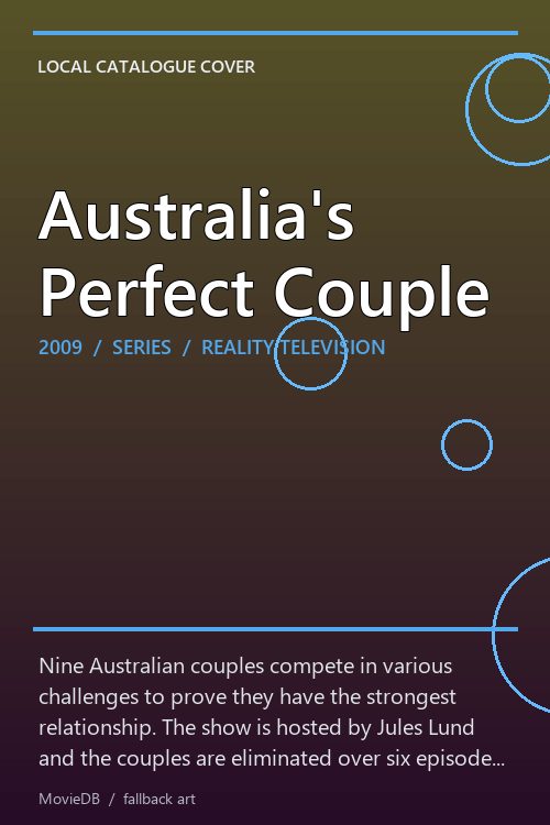 Australia's Perfect Couple poster