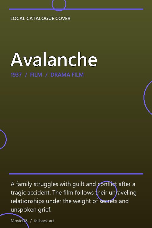 Avalanche poster