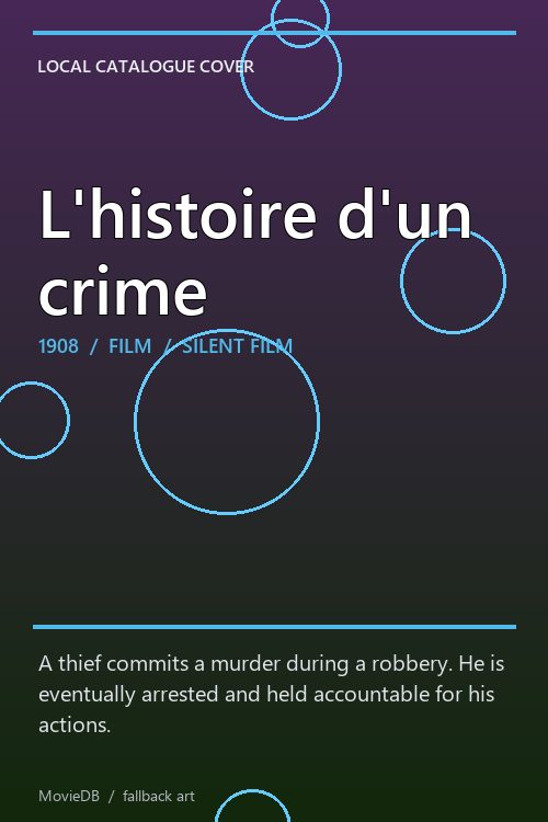 L'histoire d'un crime poster