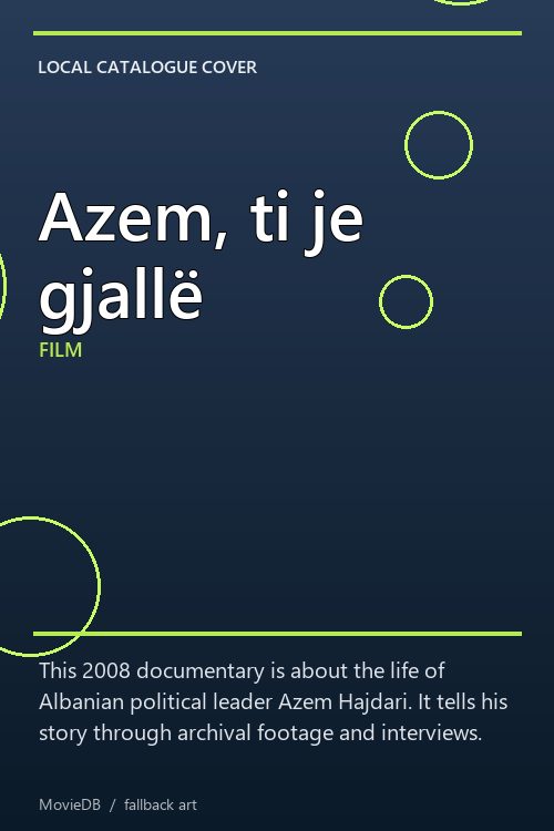 Azem, ti je gjallë poster
