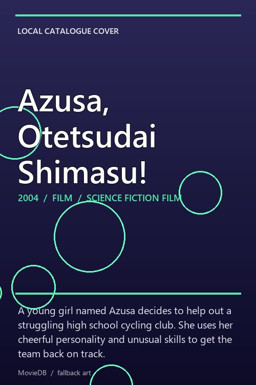 Azusa, Otetsudai Shimasu! poster