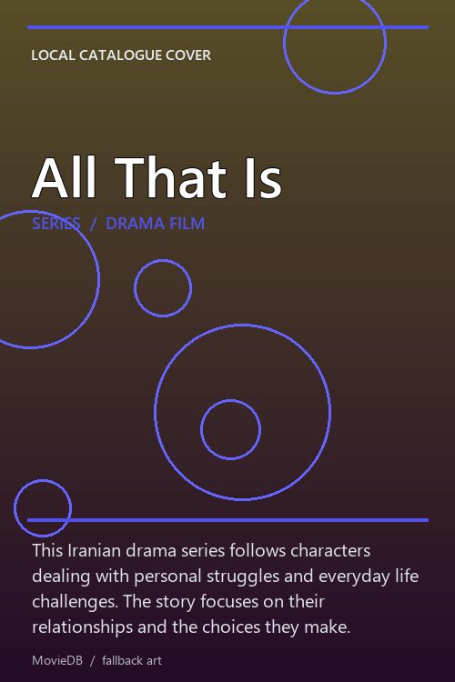 All That Is poster