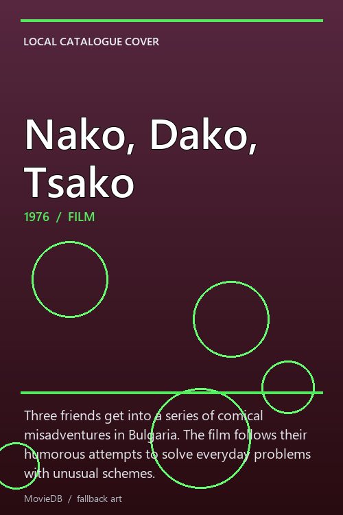 Nako, Dako, Tsako poster
