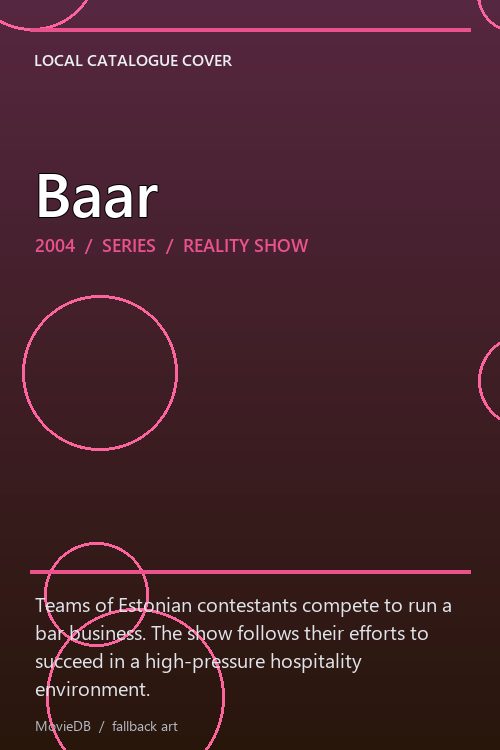 Baar poster