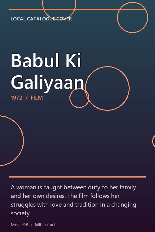 Babul Ki Galiyaan poster