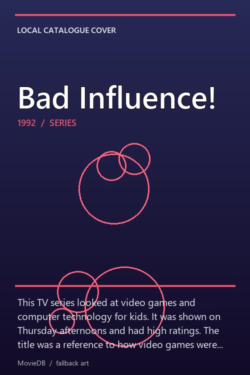 Bad Influence! poster