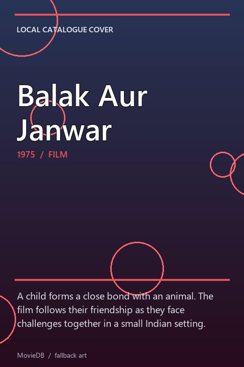 Balak Aur Janwar poster