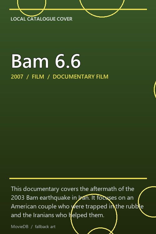 Bam 6.6 poster