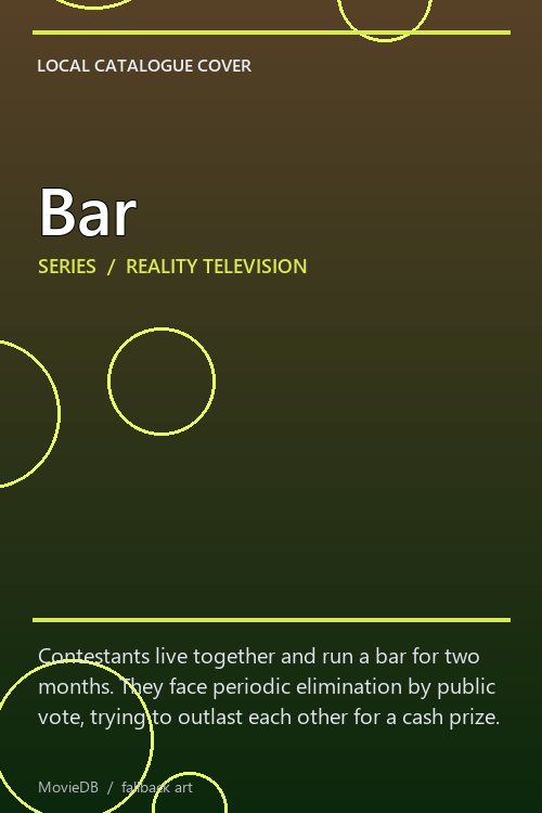 Bar poster