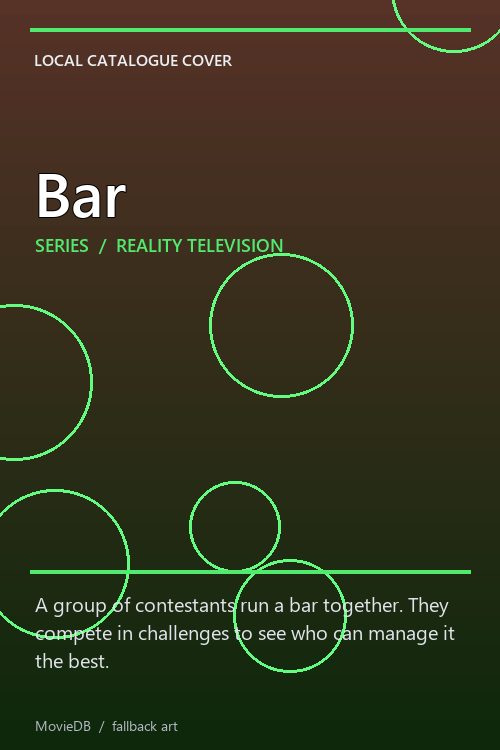Bar poster