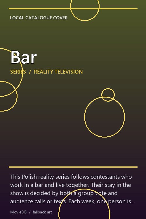 Bar poster