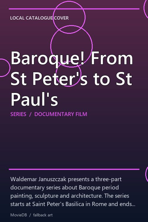 Baroque! From St Peter's to St Paul's poster