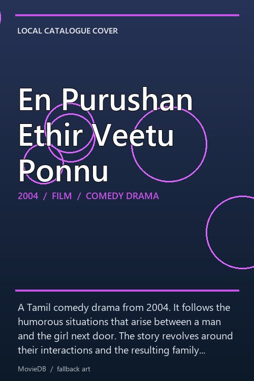 En Purushan Ethir Veetu Ponnu poster