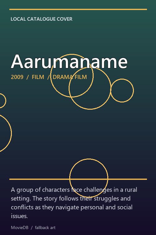 Aarumaname poster