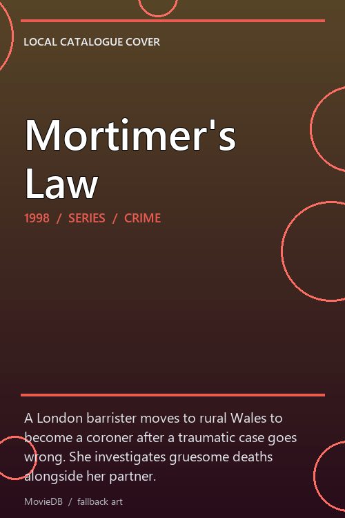 Mortimer's Law poster