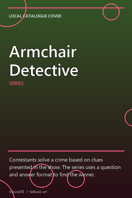 Armchair Detective poster