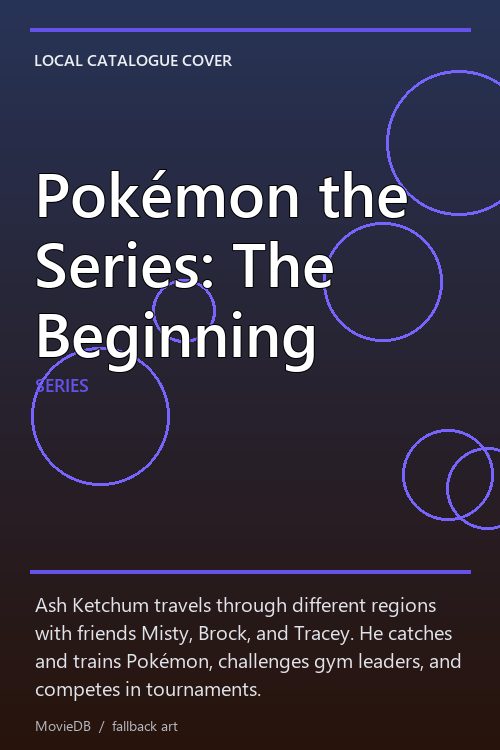 Pokémon the Series: The Beginning poster