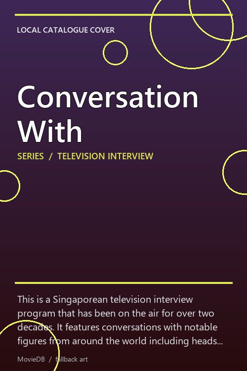 Conversation With poster