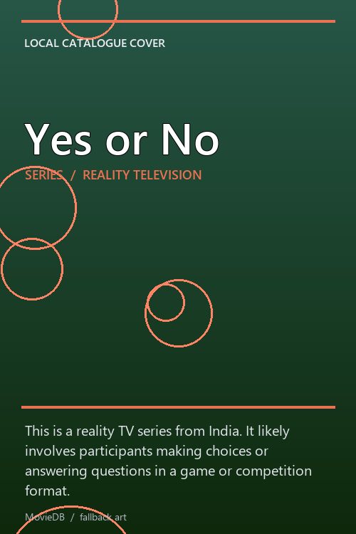 Yes or No poster