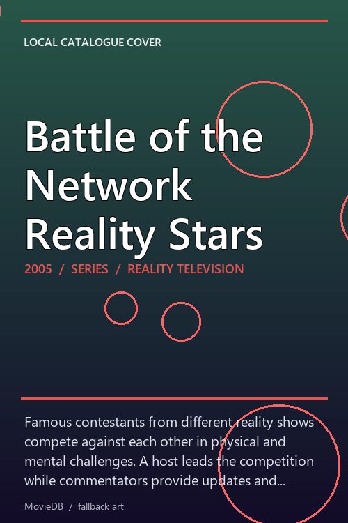 Battle of the Network Reality Stars poster