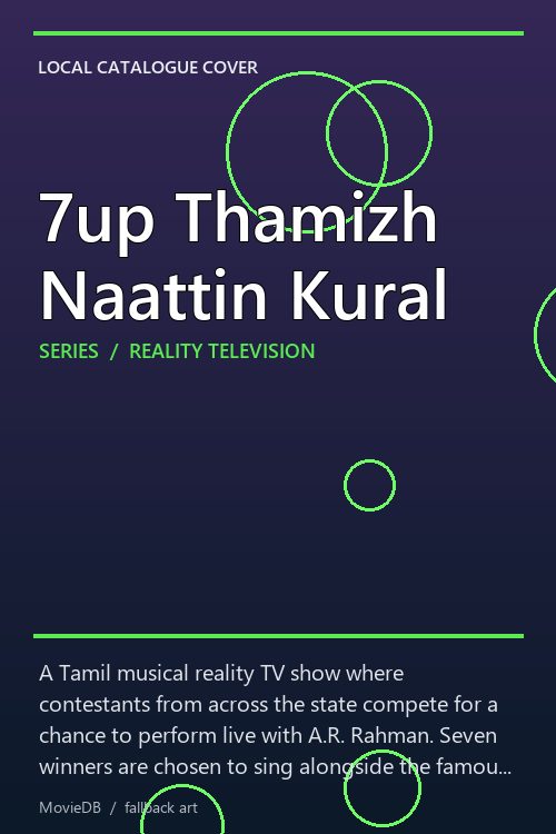 7up Thamizh Naattin Kural poster