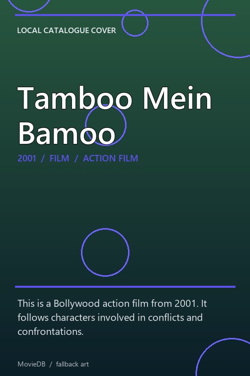 Tamboo Mein Bamoo poster