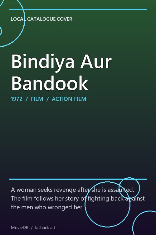 Bindiya Aur Bandook poster