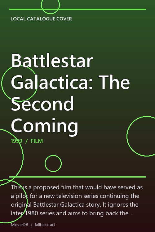 Battlestar Galactica: The Second Coming poster