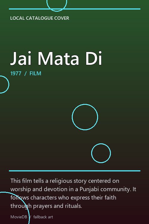 Jai Mata Di poster