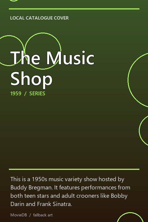 The Music Shop poster