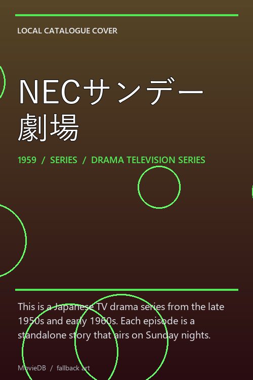 NECサンデー劇場 poster