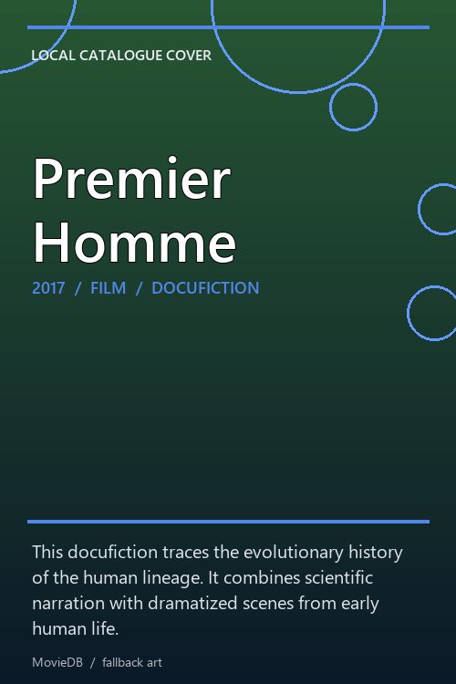 Premier Homme poster