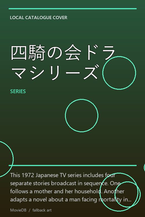 四騎の会ドラマシリーズ poster