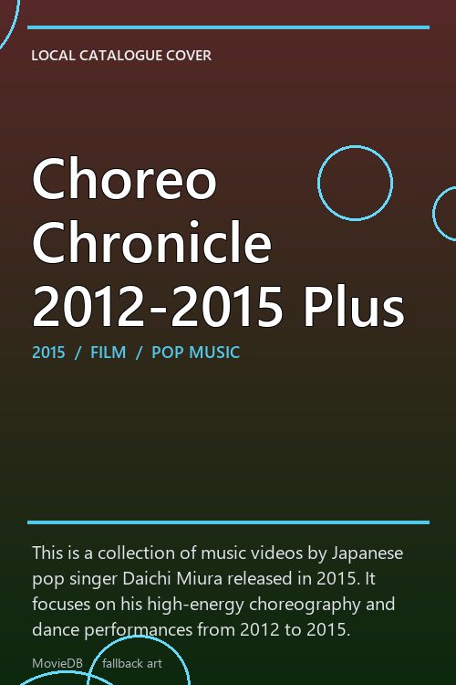 Choreo Chronicle 2012-2015 Plus poster