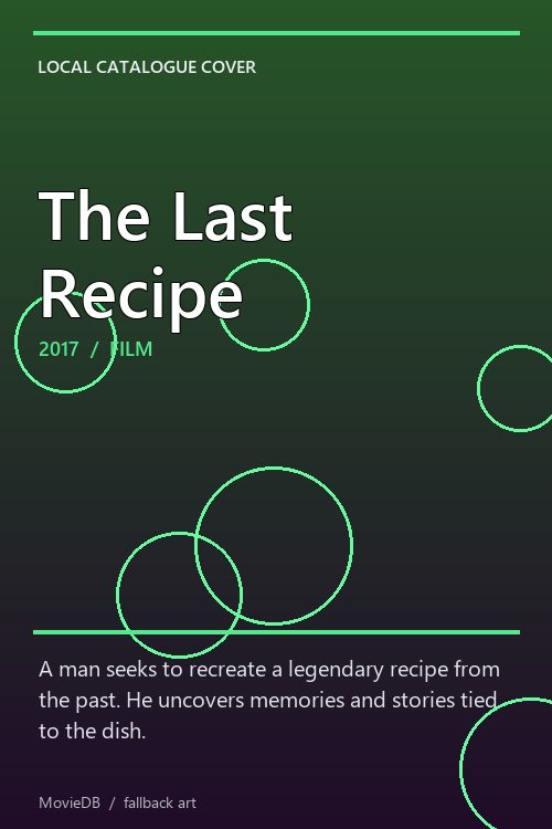 The Last Recipe poster