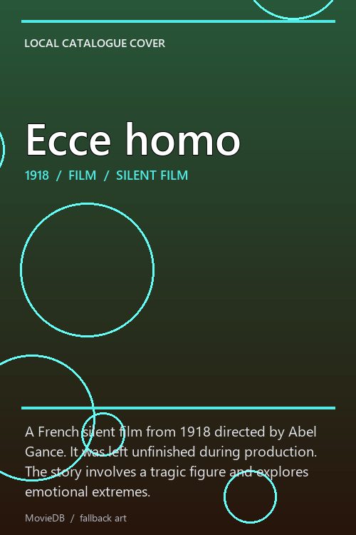 Ecce homo poster