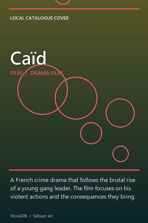 Caïd poster