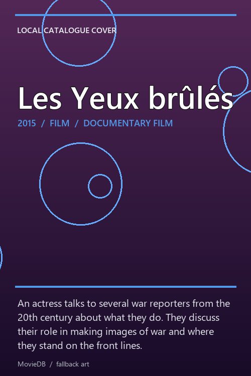 Les Yeux brûlés poster